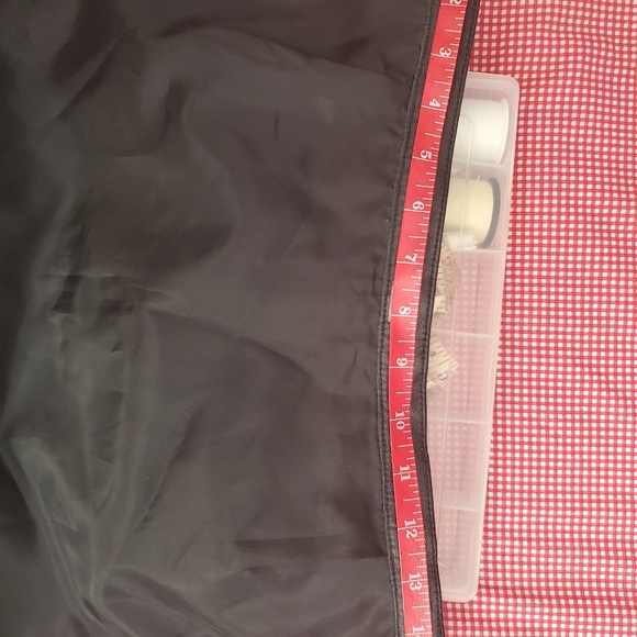 Black genuine Leather Skirt - Picture 5 of 6